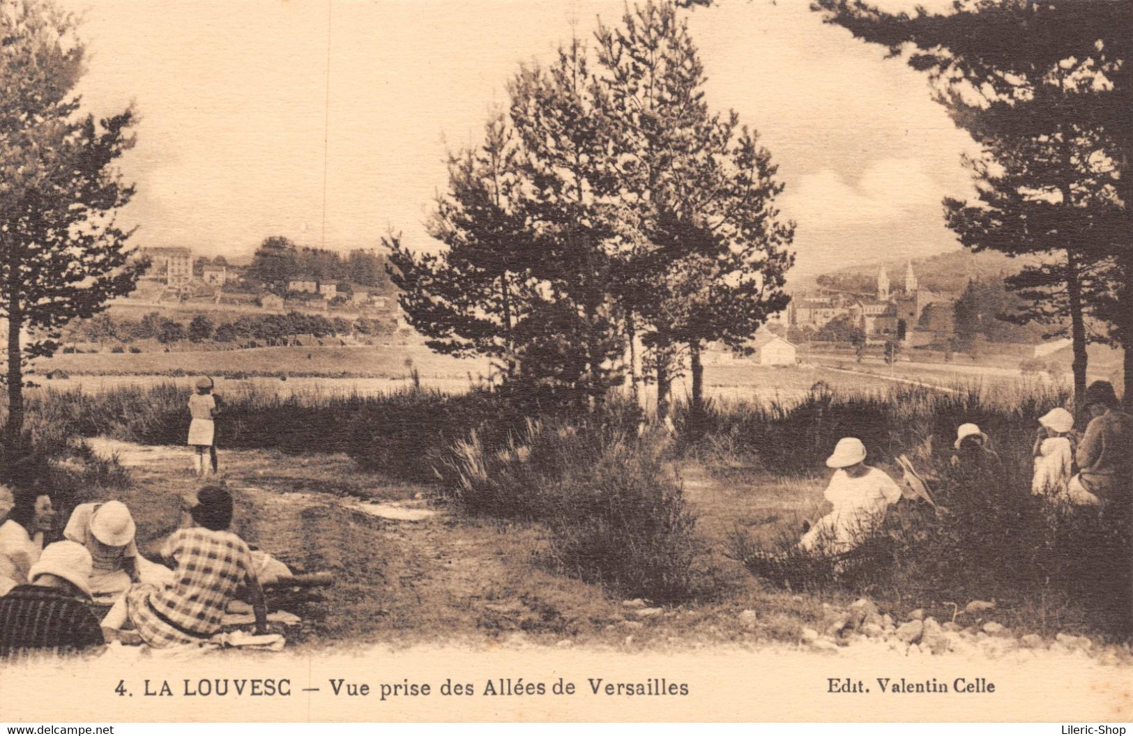 [07]  La Louvesc - Vue Prise Des Allées De Versailles -Edition Valentin CELLE  Cpa ± 1920 ♥♥♥ - La Louvesc