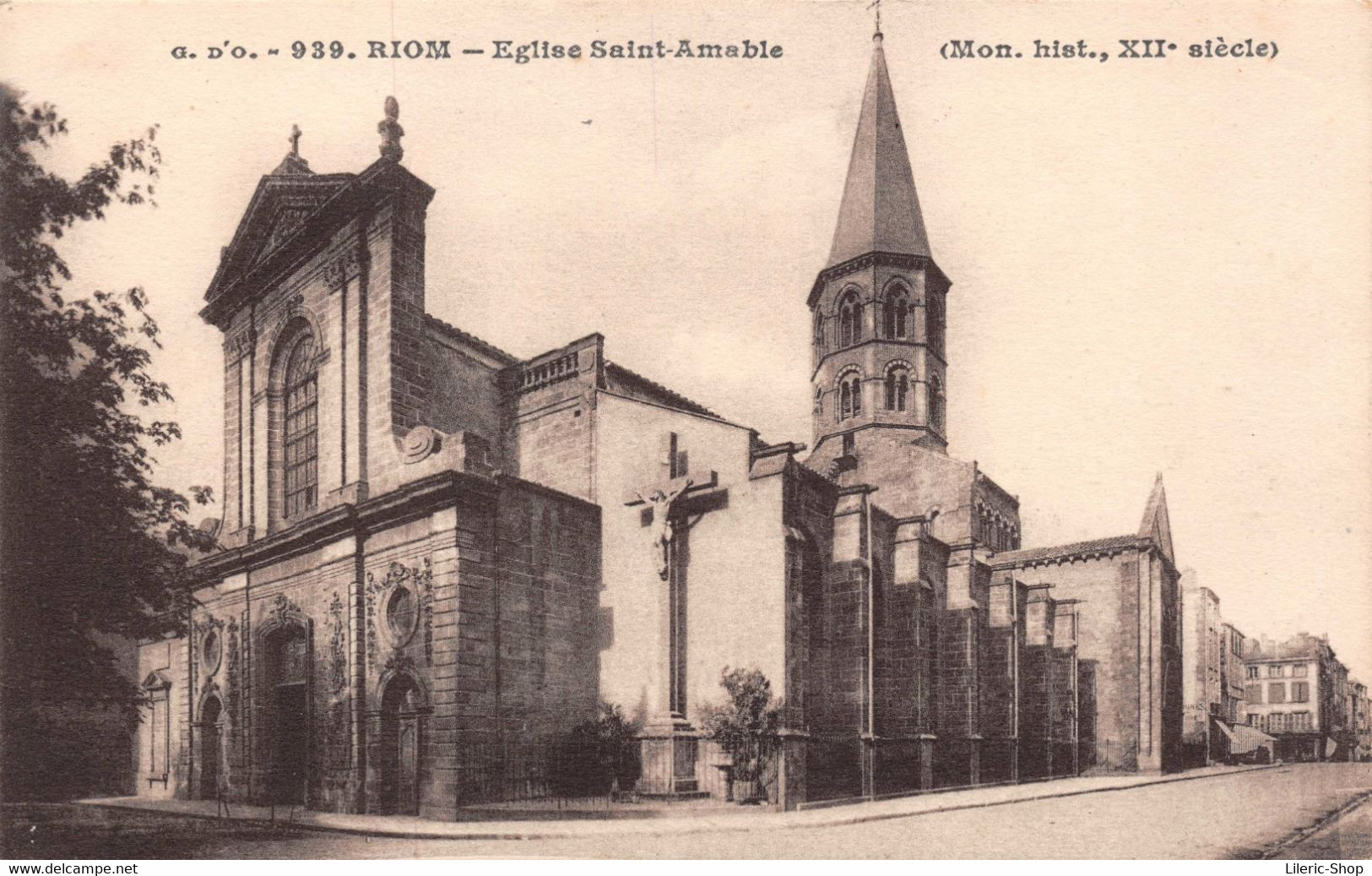 [63]  RIOM - Église Saint-Amable Cpa ± 1920 ♦♦♦ - Riom