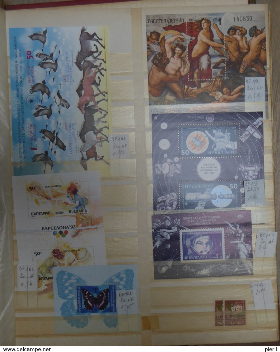 BULGARIE  TIMBRES NEUFS SANS CHARNIERE - BEAU PETIT LOT - VOIR SCANS - Collections, Lots & Séries