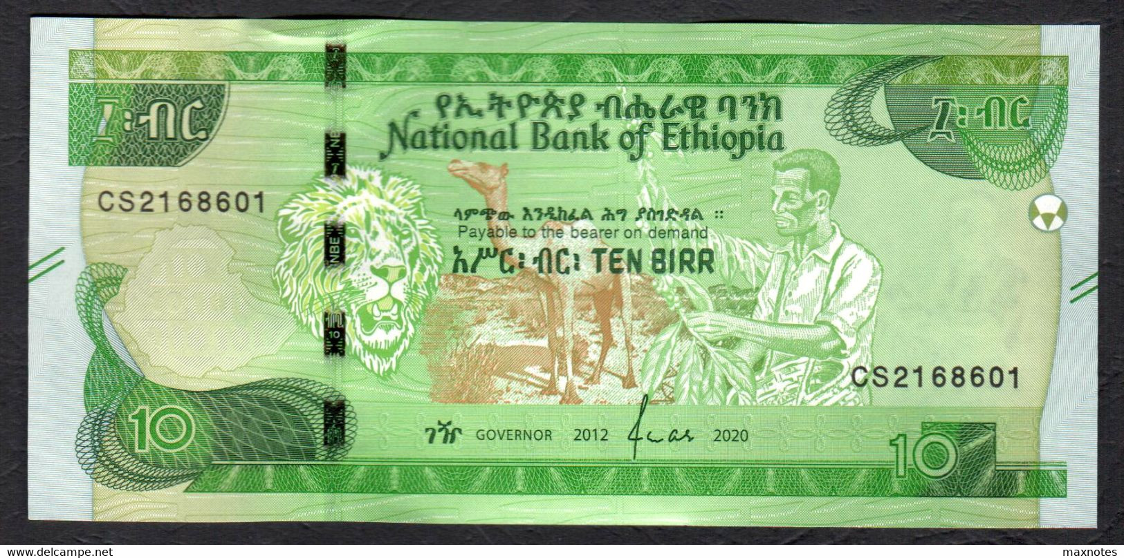 ETIOPIA (ETHIOPIA)  : 10  Birr - 2020 - UNC - Ethiopie