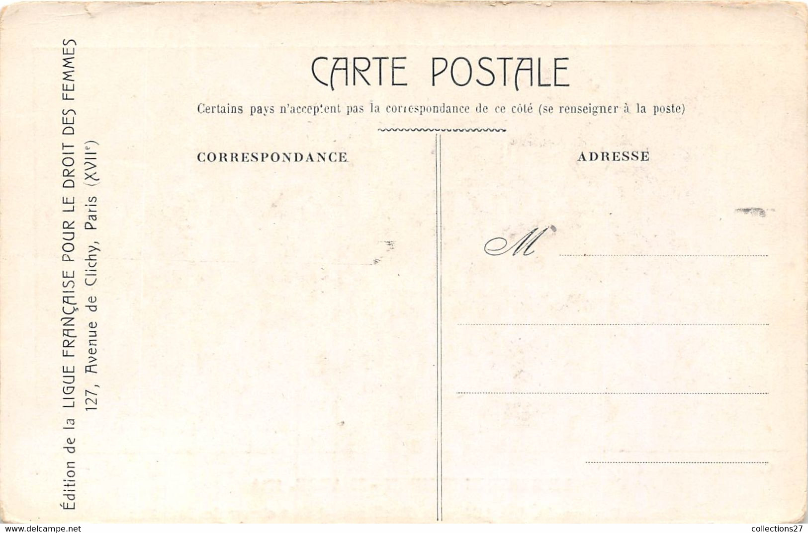 PARIS- LE SCRUTIN FEMININ- 26 AVRIL 1914 SUR LES BOULEVARD LES DELEGUEES DISTRIBUENT ET FONT SIGNER DES BULLETINS - Autres & Non Classés