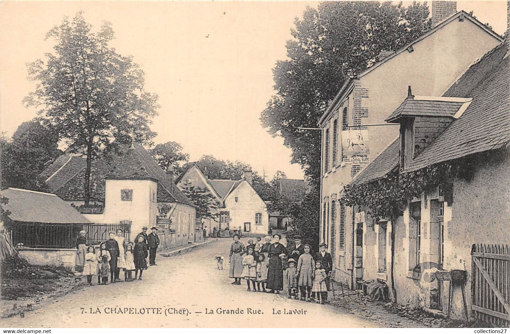 18-LA-CHAPELOTTE- LA GRANDE RUE, LE LAVOIR - Otros & Sin Clasificación