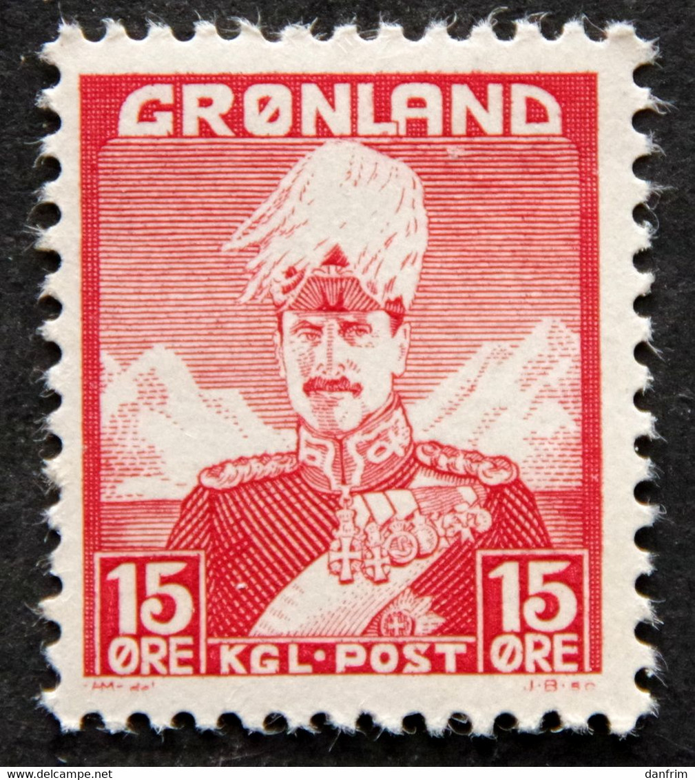 Greenland  1938  Christian X MiNr.5   MNH  (**) ( Lot F 2274) - Neufs