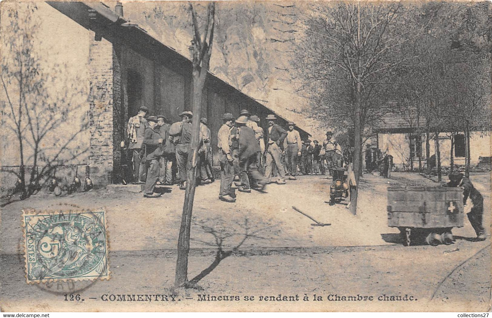 03-COMMENTRY- MINEURS SE RENDANT A LA CHAMBRE CHAUDE - Commentry