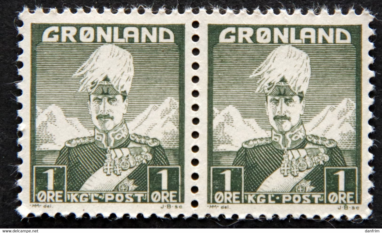 Greenland  1938  Christian X MiNr.1a  MNH  (**) ( Lot F 2281) - Neufs