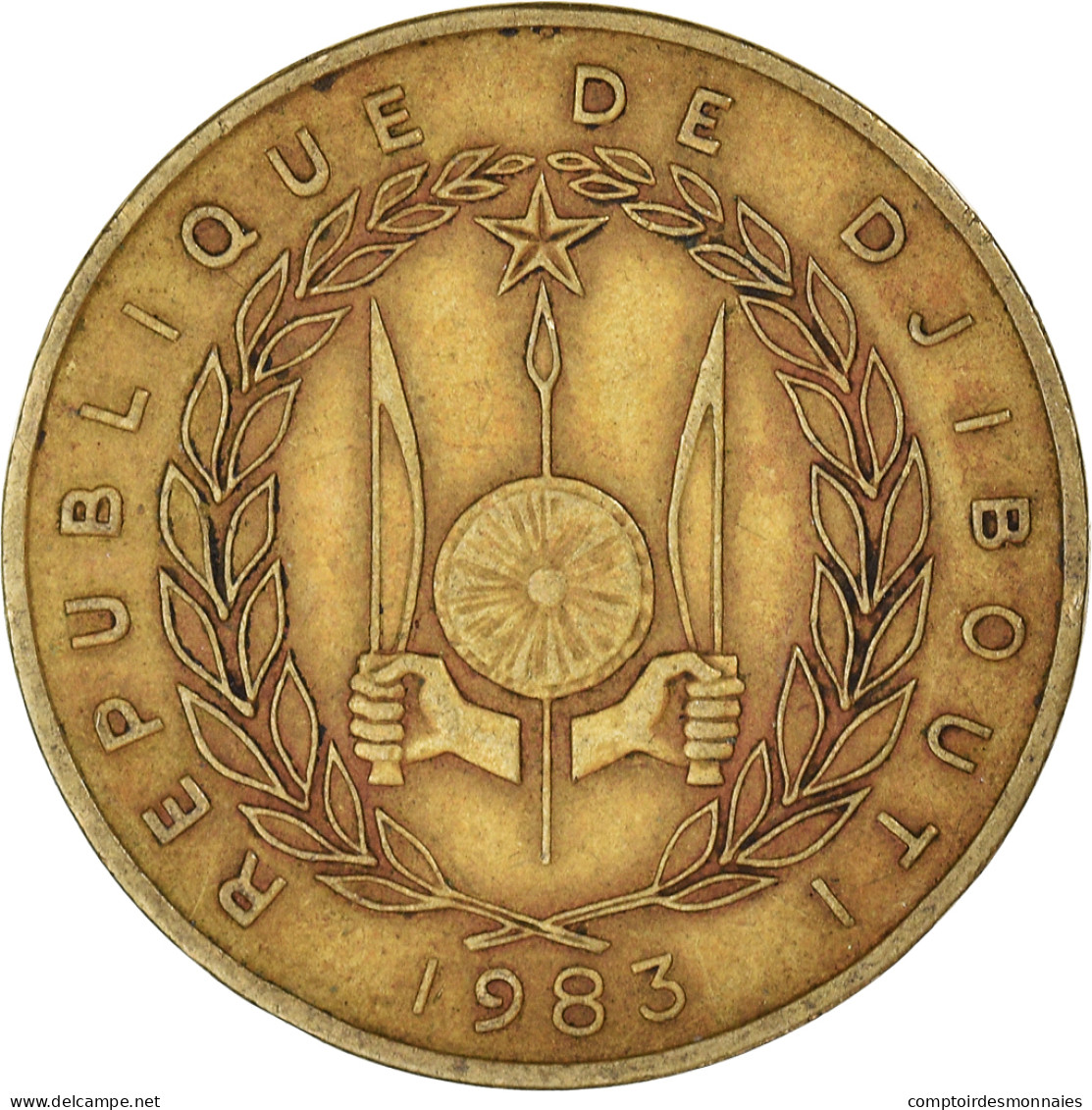Monnaie, Djibouti, 20 Francs, 1983 - Djibouti
