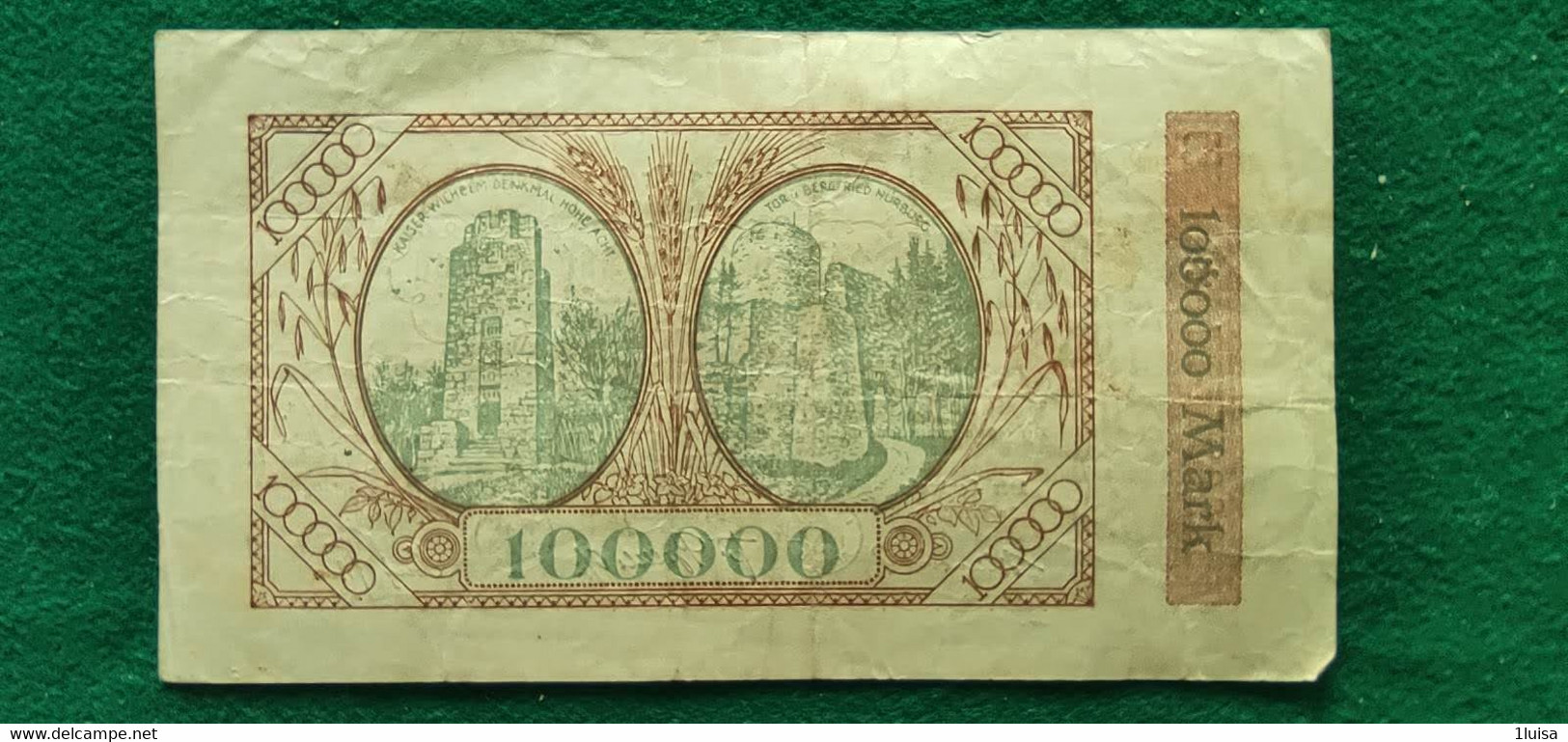 GERMANIA  ADENAU 100000 MARK 1923 - Mezclas - Billetes