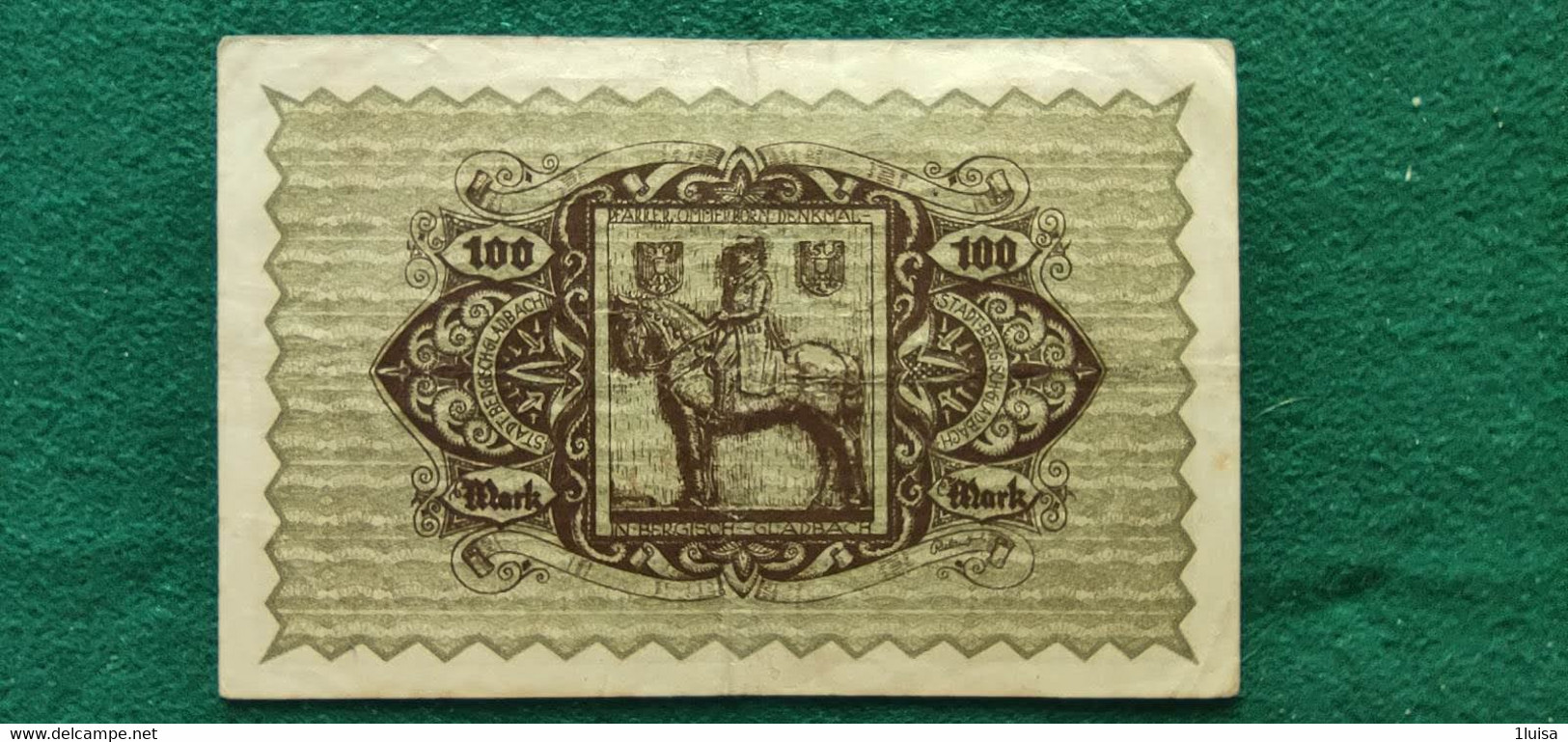 GERMANIA Bergisch 100 MARK 1922 - Mezclas - Billetes