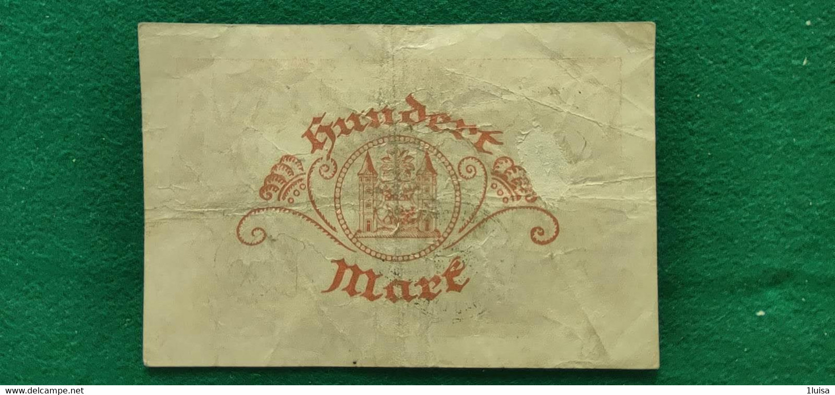 GERMANIA  Jintenan 100 MARK 1922 - Mezclas - Billetes