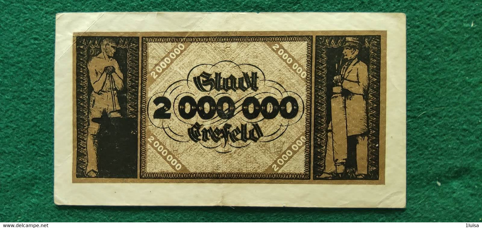 GERMANIA Crefeld 2 Milione MARK 1923 - Kiloware - Banknoten