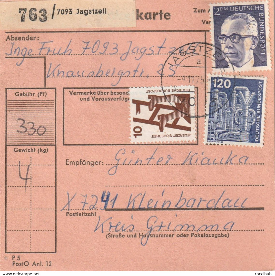 Paket Karte, Jagstzell - Autres & Non Classés