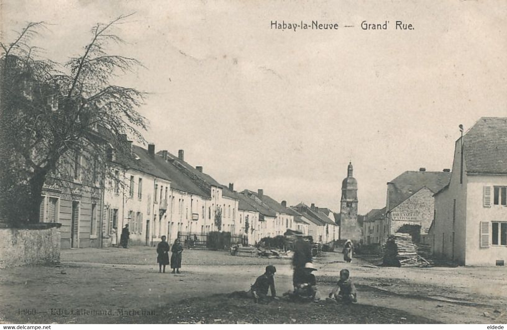 Habay La Neuve  Grand Rue  Timbrée Vers Prosper Gentilhomme La Rouletière Chatillon Sur Indre - Habay