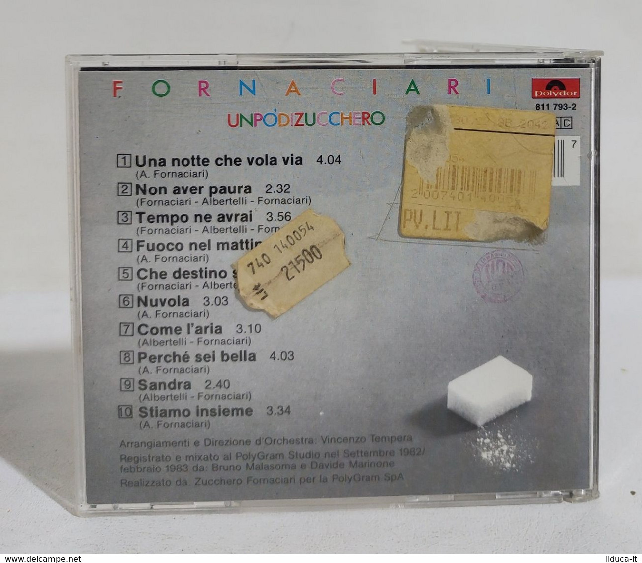 I107821 CD - ZUCCHERO FORNACIARI - Un Po' Di Zucchero - Polydor 1983 - Autres - Musique Italienne