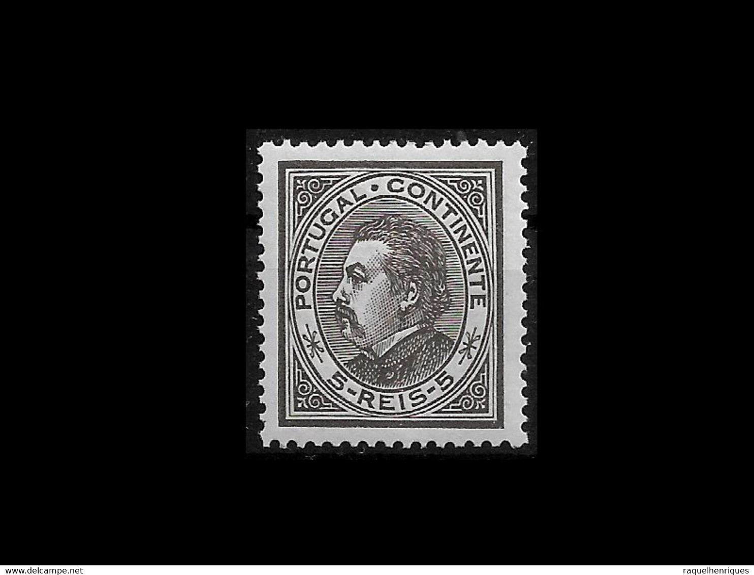 PORTUGAL STAMP - 1880-81 D.LUIS I P.PORCELANA Perf: 12½ Md#55d MNH (LPT1#156) - Ongebruikt