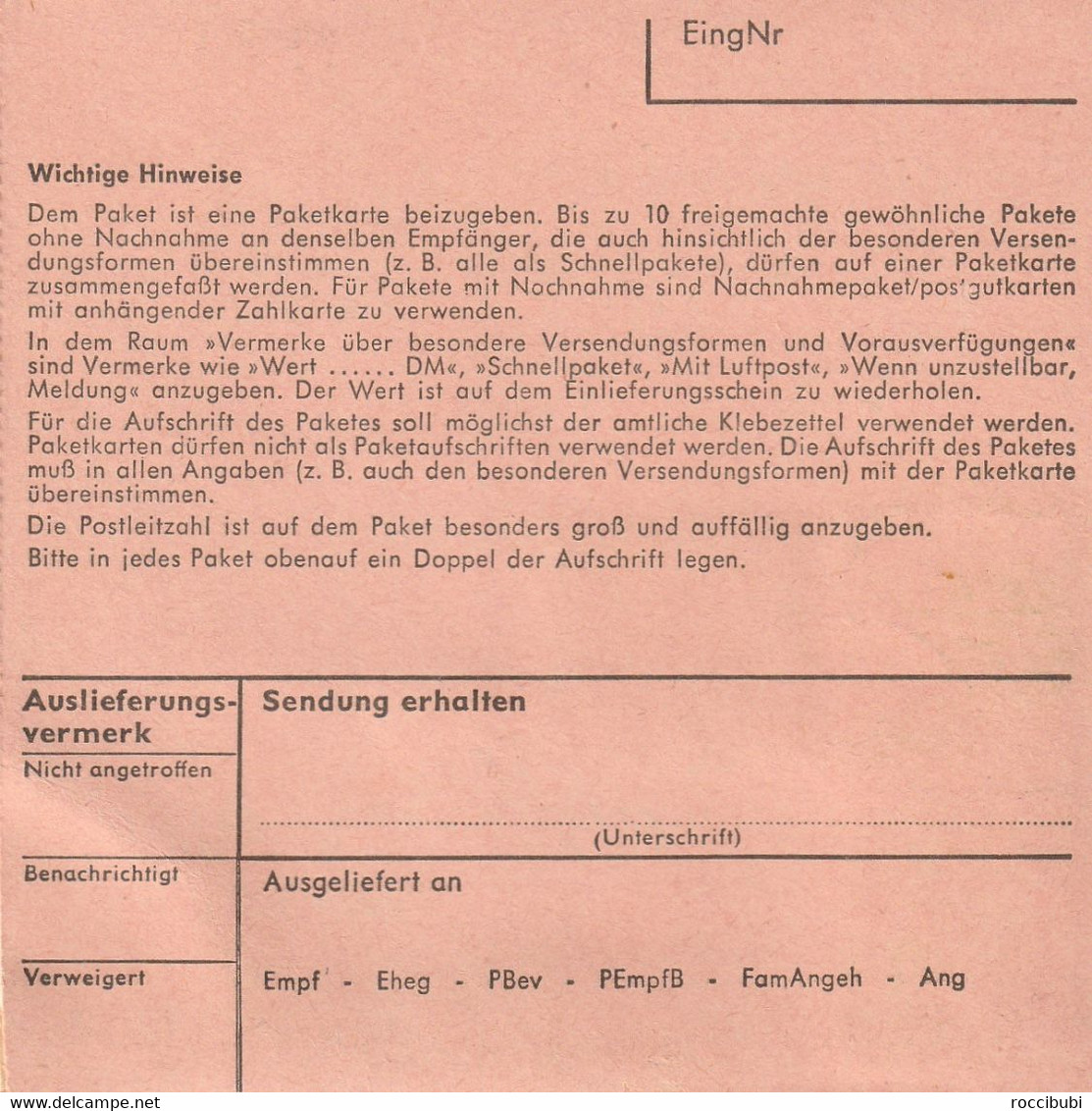Paket Karte, Röhlingen - Autres & Non Classés