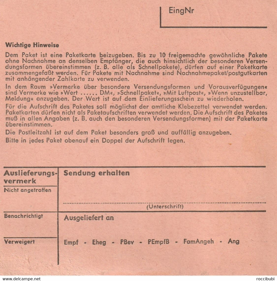 Paket Karte, Sechselberg über Backnang - Other & Unclassified