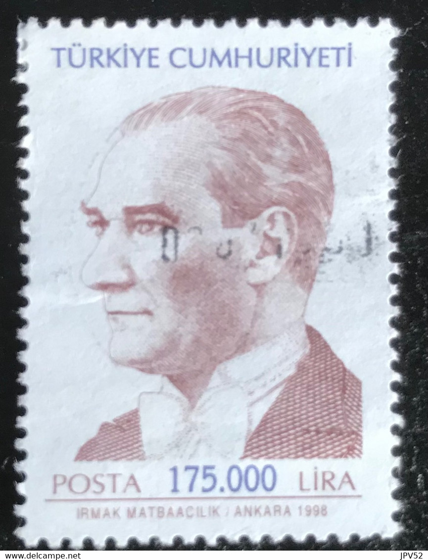 Türkiye Cumhuriyeti - 11/24 - (°)used - 1998 - Michel 3156 - Atatürk - Usados