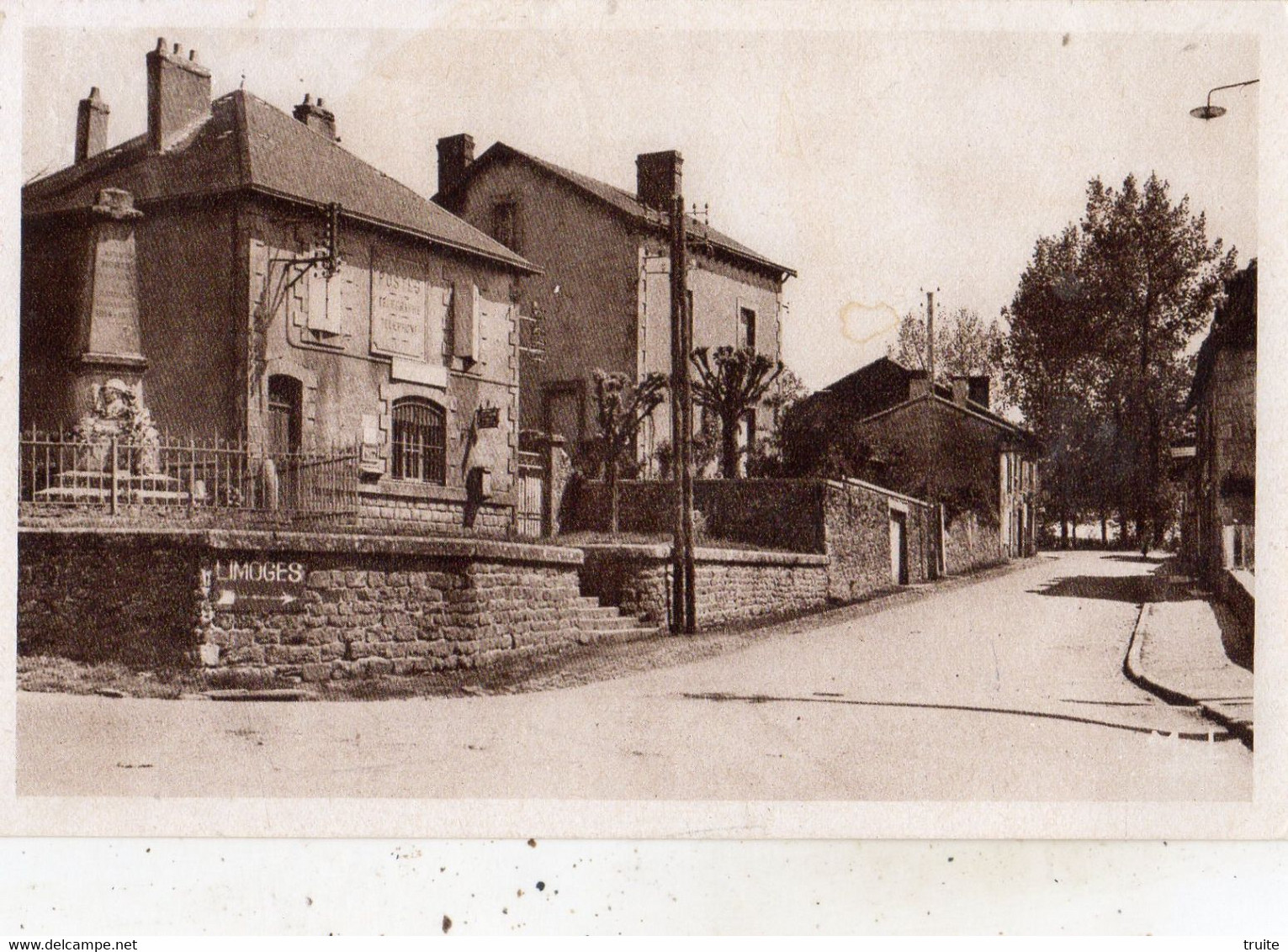 SAINT-LAURENT-SUR-GORRE LA POSTE ROUTE DE LIMOGES - Saint Laurent Sur Gorre