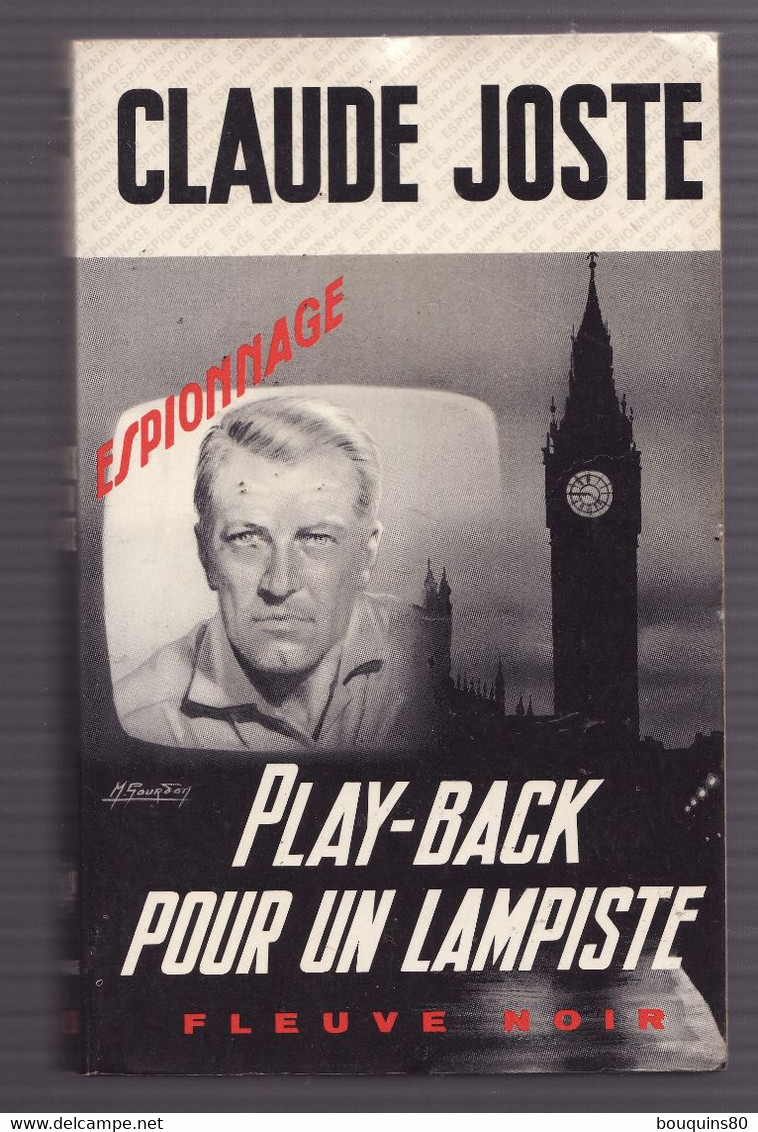 PLAY-BACK POUR UN LAMPISTE De CLAUDE JOSTE 1974 Espionnage N°1123 Fleuve Noir - Fleuve Noir