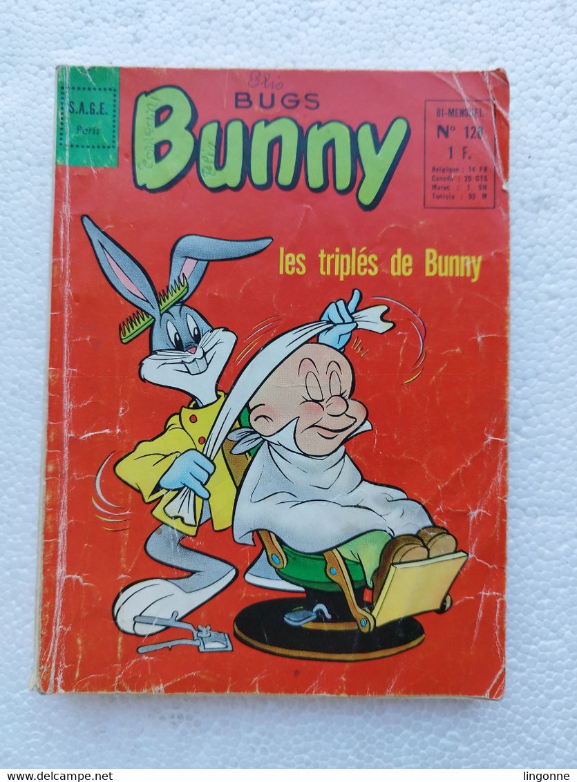 BUGS BUNNY N° 120 - S.A.G.E. 1967 - Sagédition