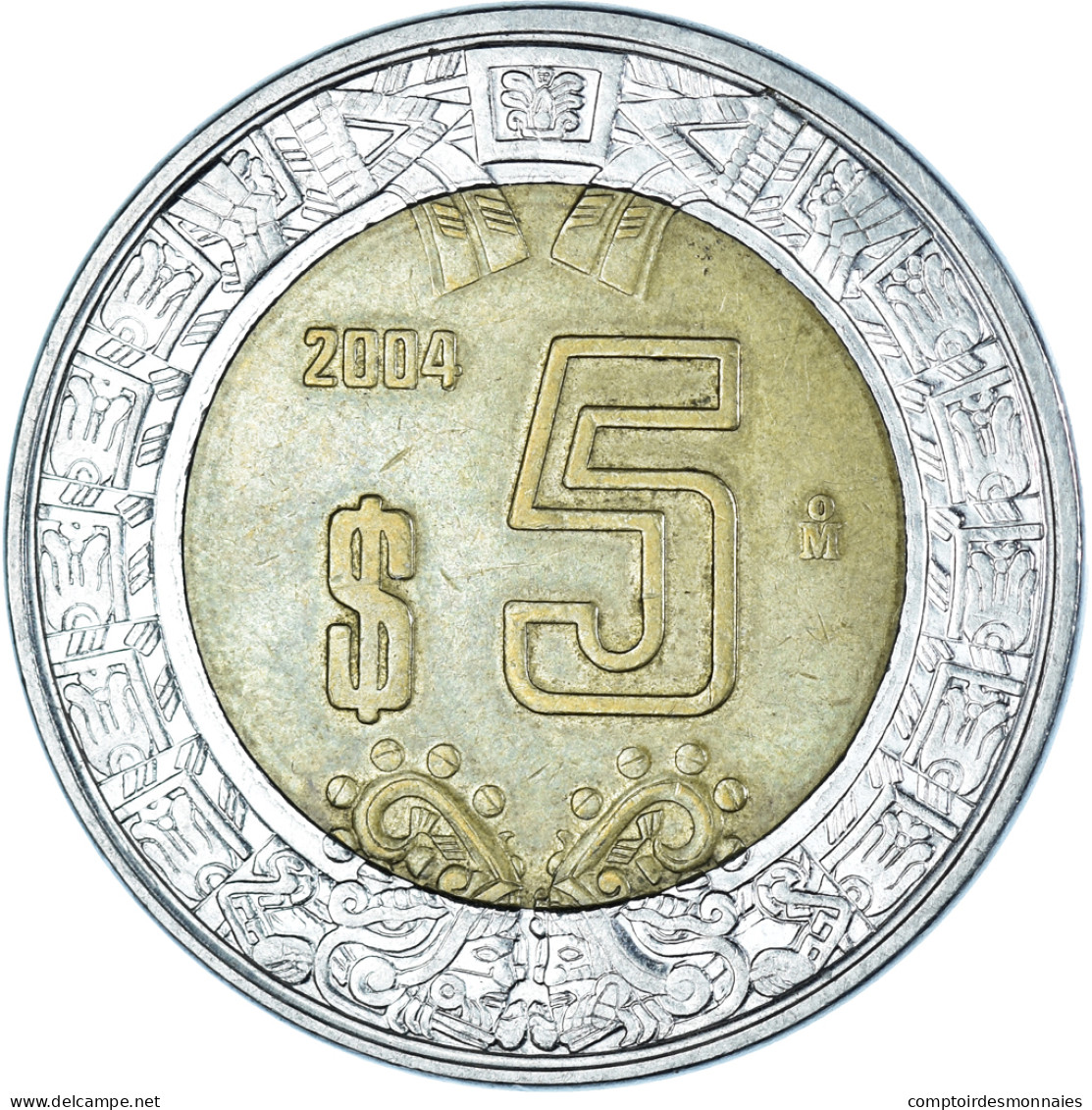 Monnaie, Mexique, 5 Pesos, 2004 - Mexique