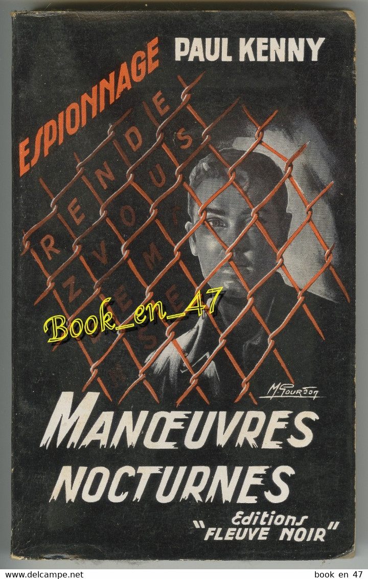 {77124} Paul Kenny , Fleuve Noir Espionnage N° 99 , EO 1956 ; Manoeuvres Nocturnes ; M. Gourdon  " En Baisse " - Paul Kenny