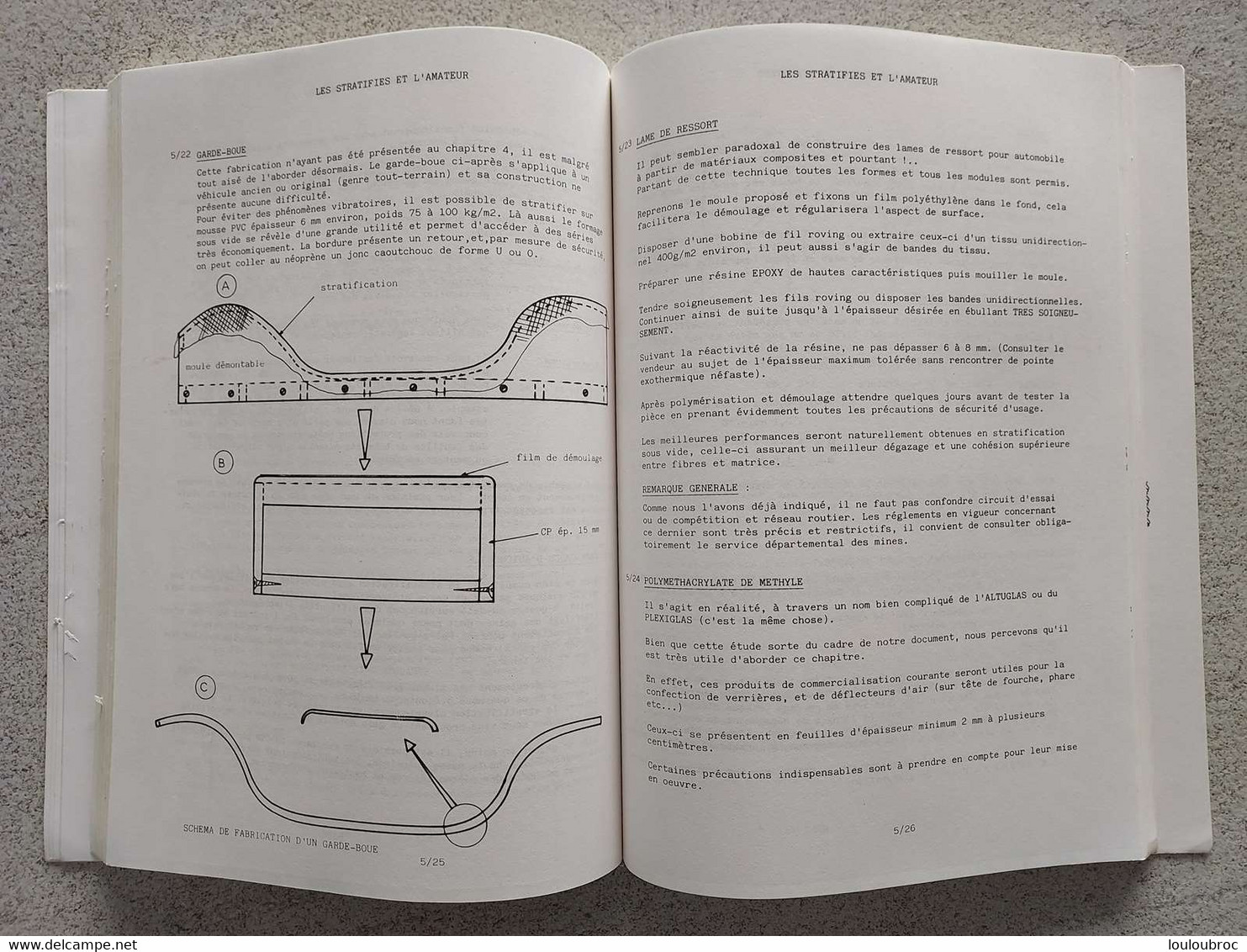 LES STRATIFIES ET L'AMATEUR PLANCHE A VOILE CANOE CARENAGE  PAR JEAN MARC TRUCHET 1985 ENVIRON 150 PAGES - Schiffe