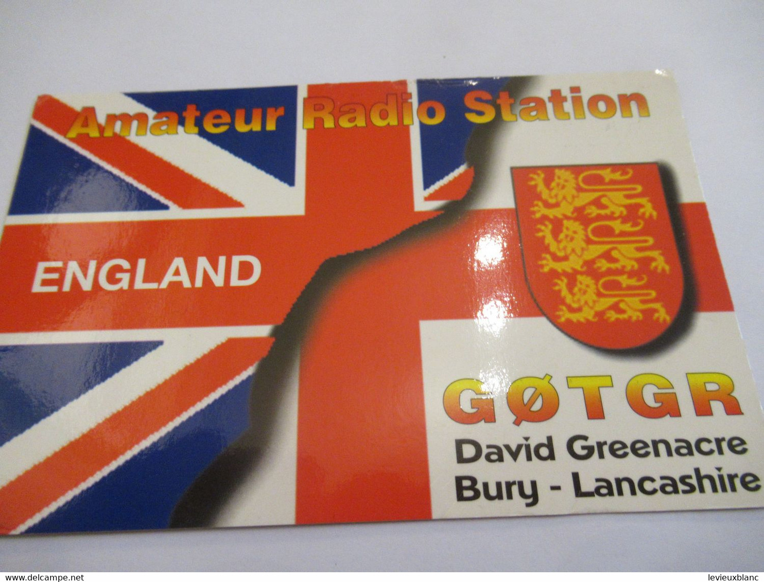 Carte  Radio Amateur Ancienne/ QSL/ROYAUME-UNI/Angleterre/Lancashire /2011     CRA36 - Autres & Non Classés