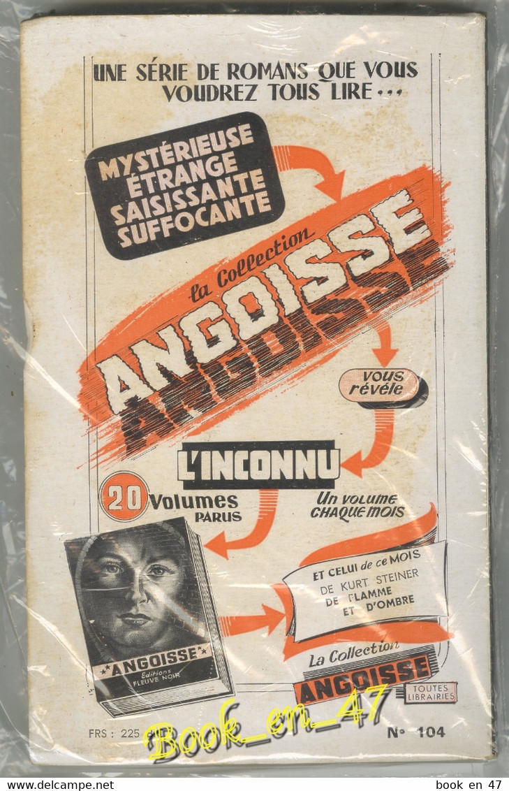 {81323} André Piljean , Fleuve Noir Espionnage N° 104 , EO 1956 ; Corridor "E" ; M. Gourdon   " En Baisse " - Fleuve Noir