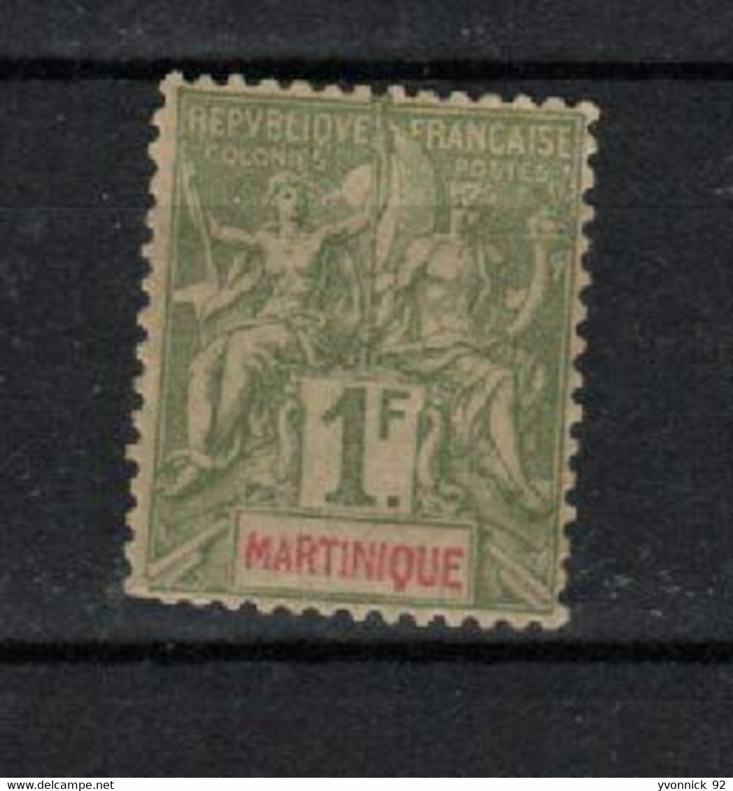 Martinique - (1899) 1F Groupe N°43 - Oblitérés