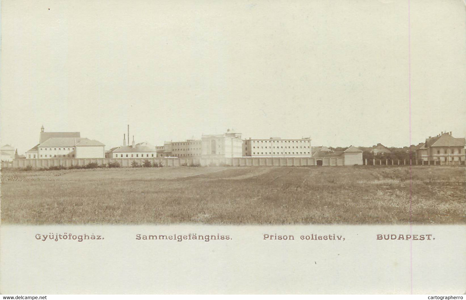 Hungary Budapest Penitentiary And Prison Budapesti Fegyház és Börtön Kozma Utca Sammelgefangniss Prison Collectiv - Prison