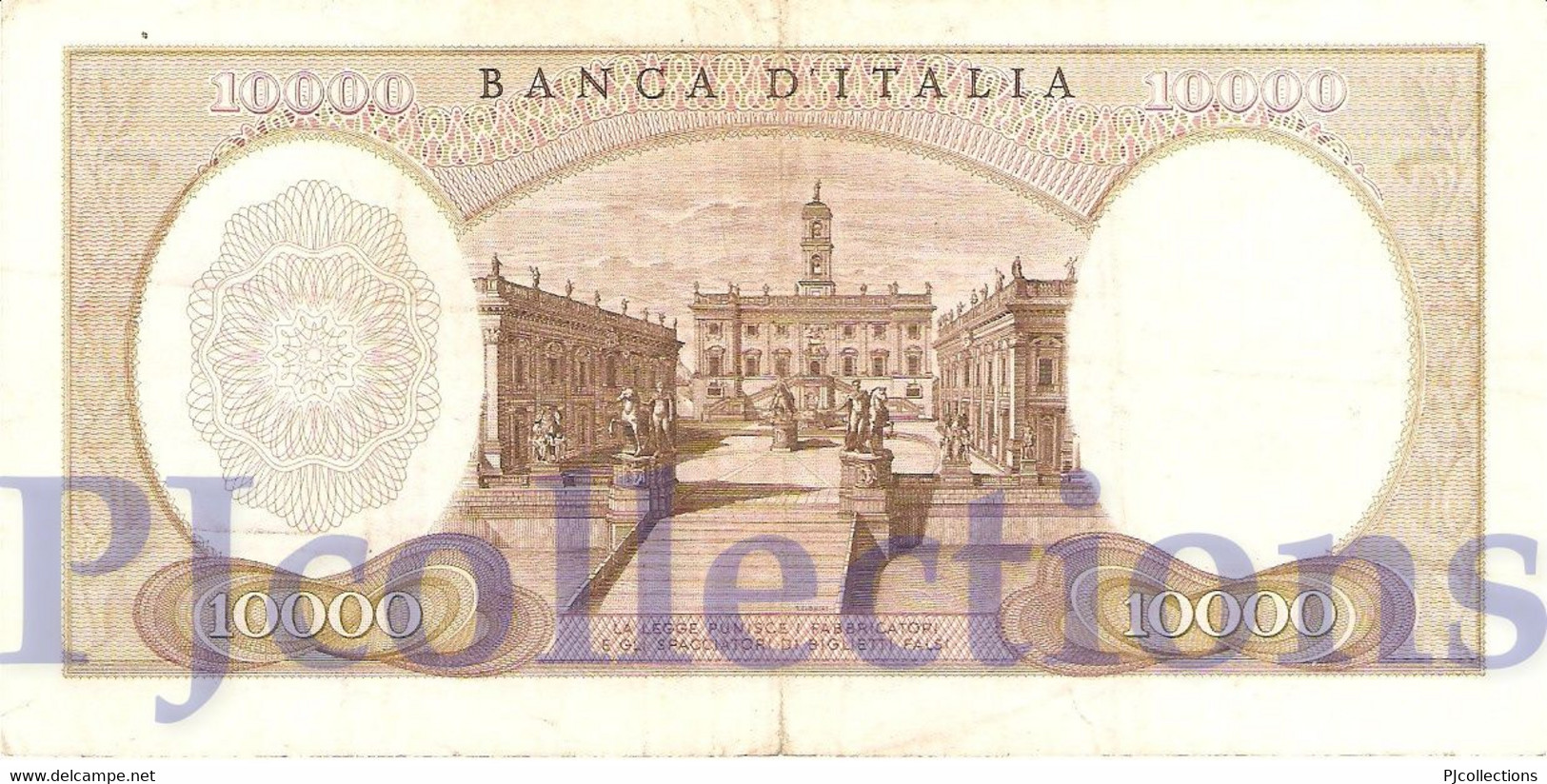 ITALY 10.000 LIRE 1970 PICK 97e VF - 10000 Lire