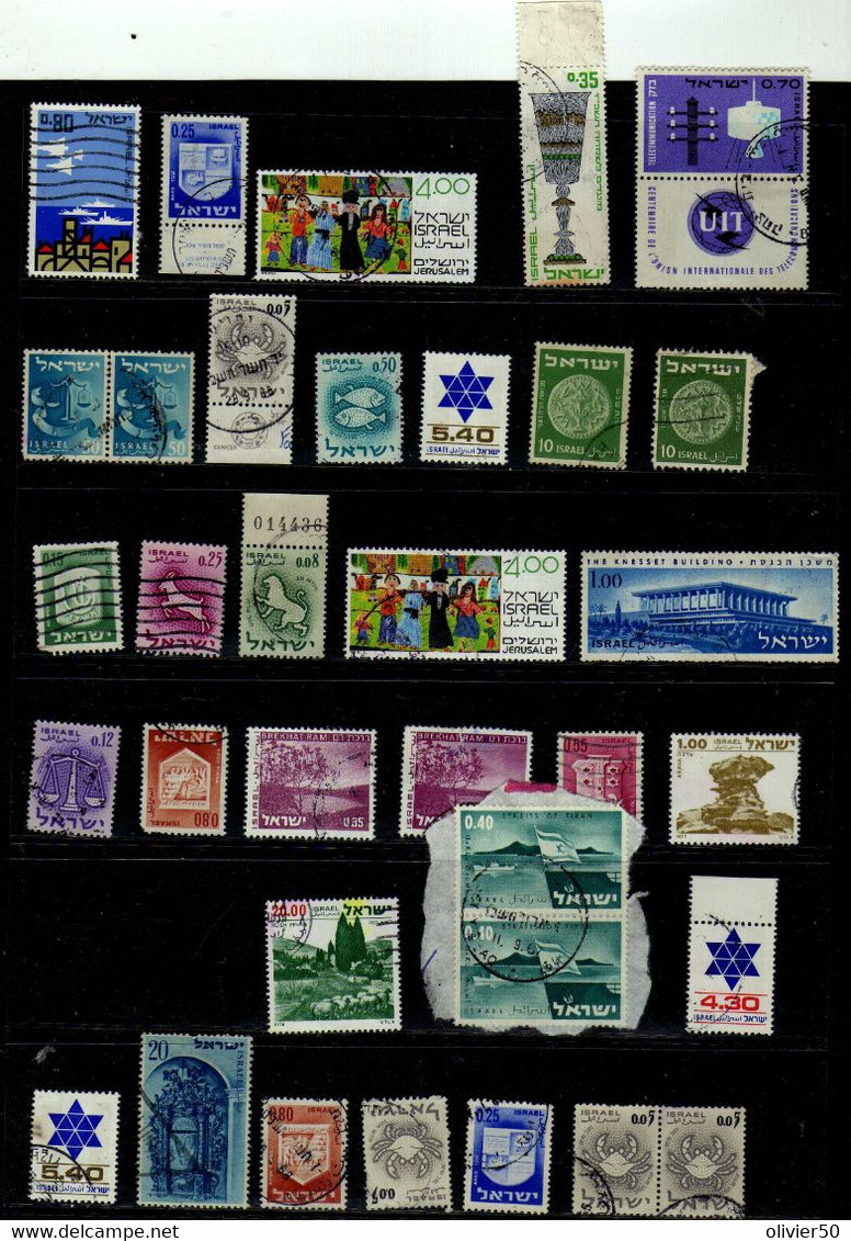 Israel  - Architecture - Art -  Oliteres - Used Stamps (without Tabs)