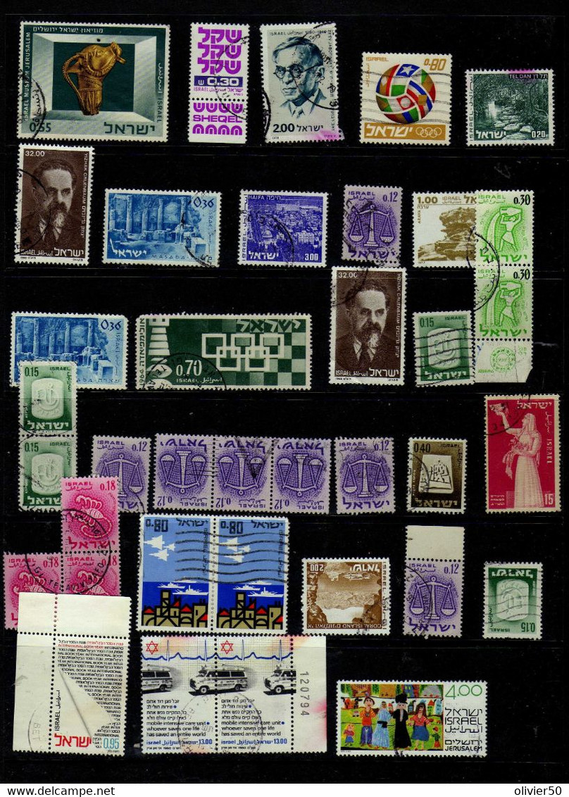 Israel  - Architecture - Art - Celebrites   Oliteres - Used Stamps (without Tabs)