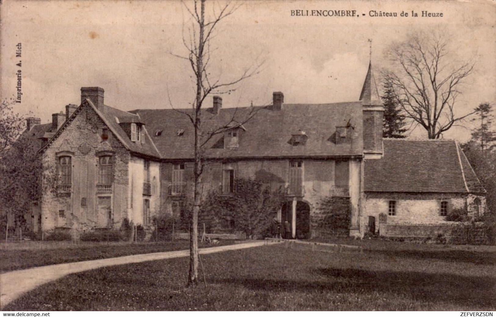 76 BELLENCOMBRE CHATEAU HEUZE SEINE MARITIME - Bellencombre