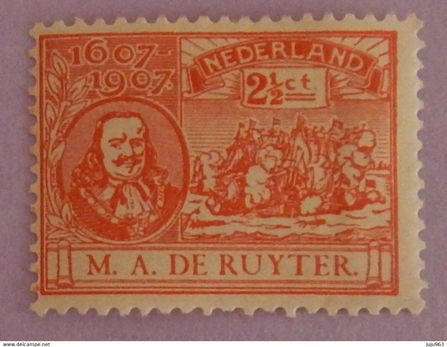 PAYS BAS YT 75 NEUF*MH  ANNÉE 1907 - Unused Stamps