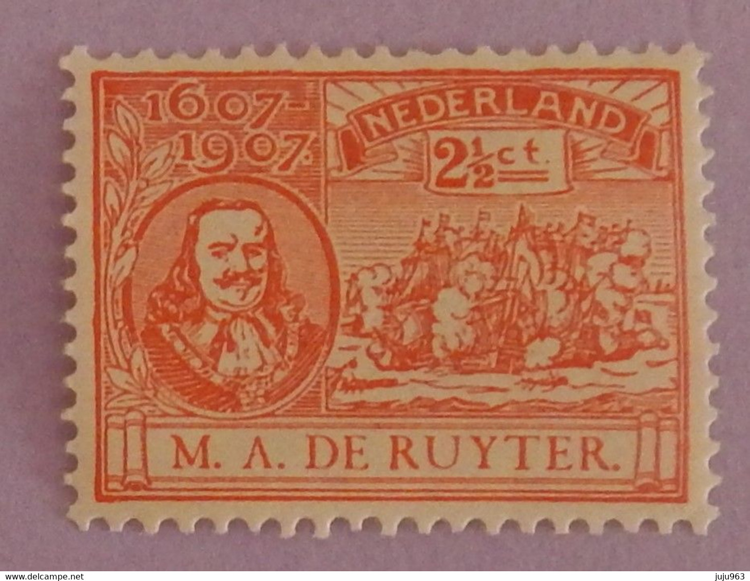 PAYS BAS YT 75 NEUF*MH ANNÉE 1907 - Unused Stamps