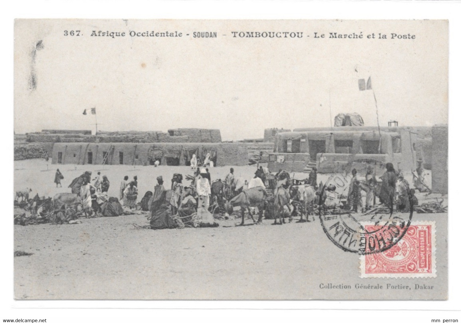 (32881-00) Soudan - Tombouctou - Le Marché Et La Poste - Sudan