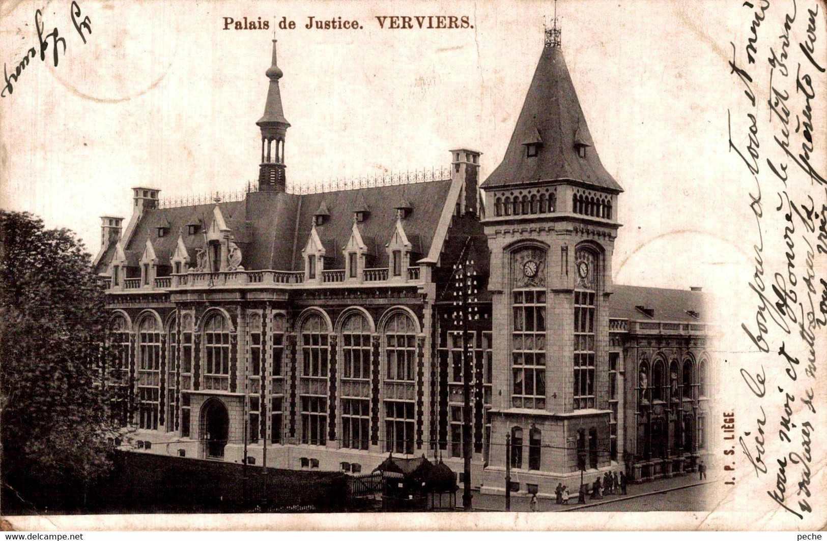 N°96182 -cpa Verviers -palais De Justice- - Verviers