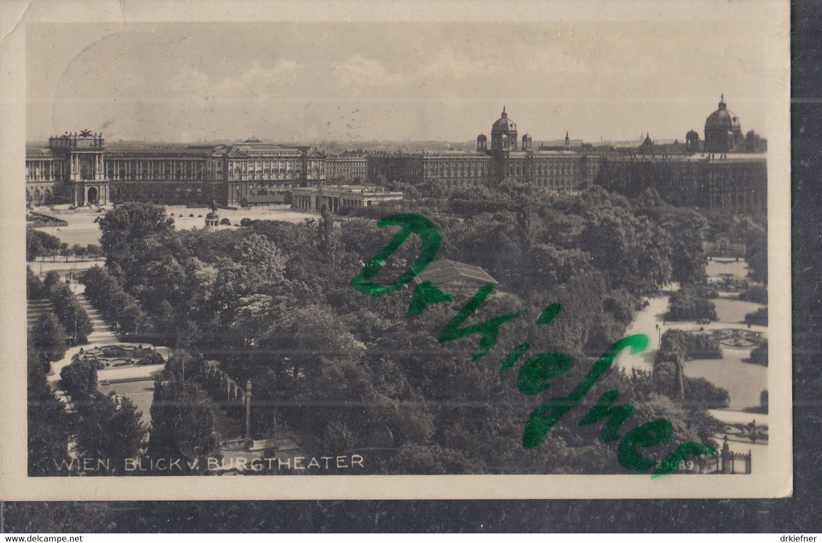 WIEN  Blick Vom Burgtheater Gegen Volksgarten, Um 1927 - Museen