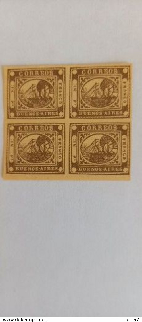 ARGENTINE - Buenos Aires - Faux Timbres Ou Réimpression - Buenos Aires (1858-1864)