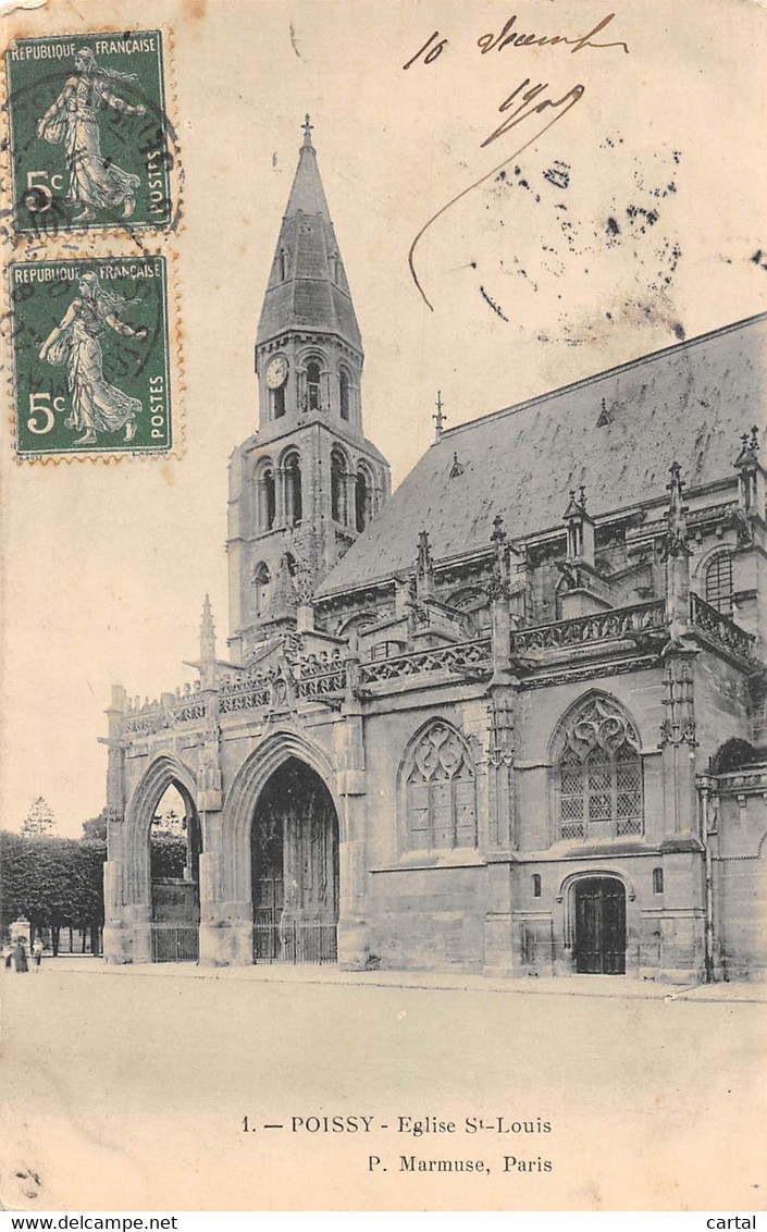 78 - POISSY - Eglise St-Louis - Poissy