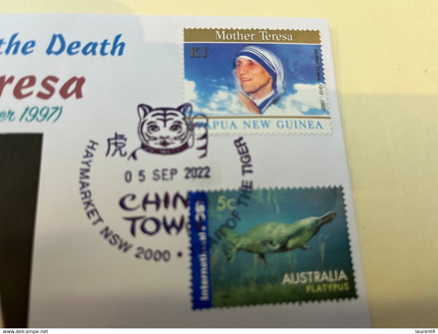 (2 J 44) 25th Anniversary Of The Death Of Mother Teresa In India On 5 Sep. 1997 - Papua New Guinea M. Teresa Stamp - Mère Teresa