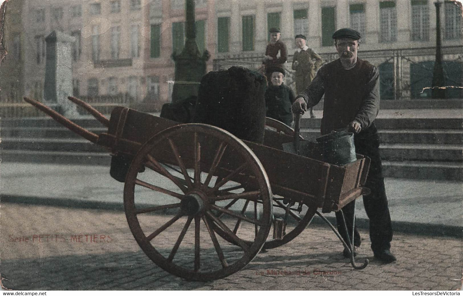 CPA Serie Petits Métiers - Le Marchand De Charbon - Belgique - Old Professions