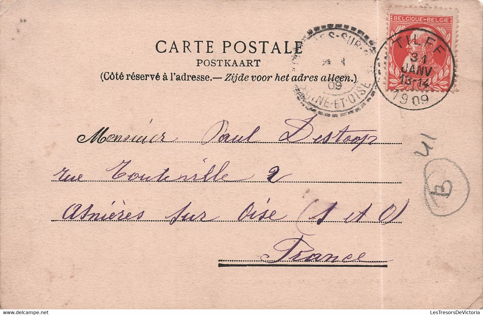 CPA Tilff - Ferme Du Cahteau De Brialmont - Oblitéré à Tilff En 1909 - Dos Simple - Esneux