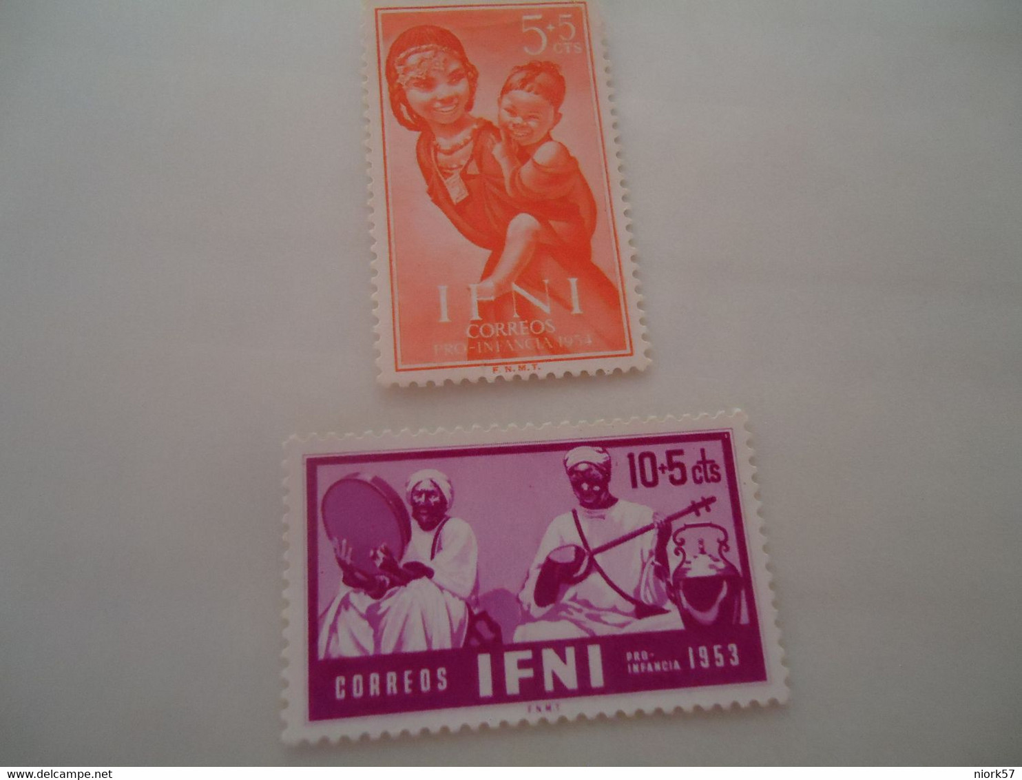 IFNI MNH 2STAMPS  CULTURE - Ifni