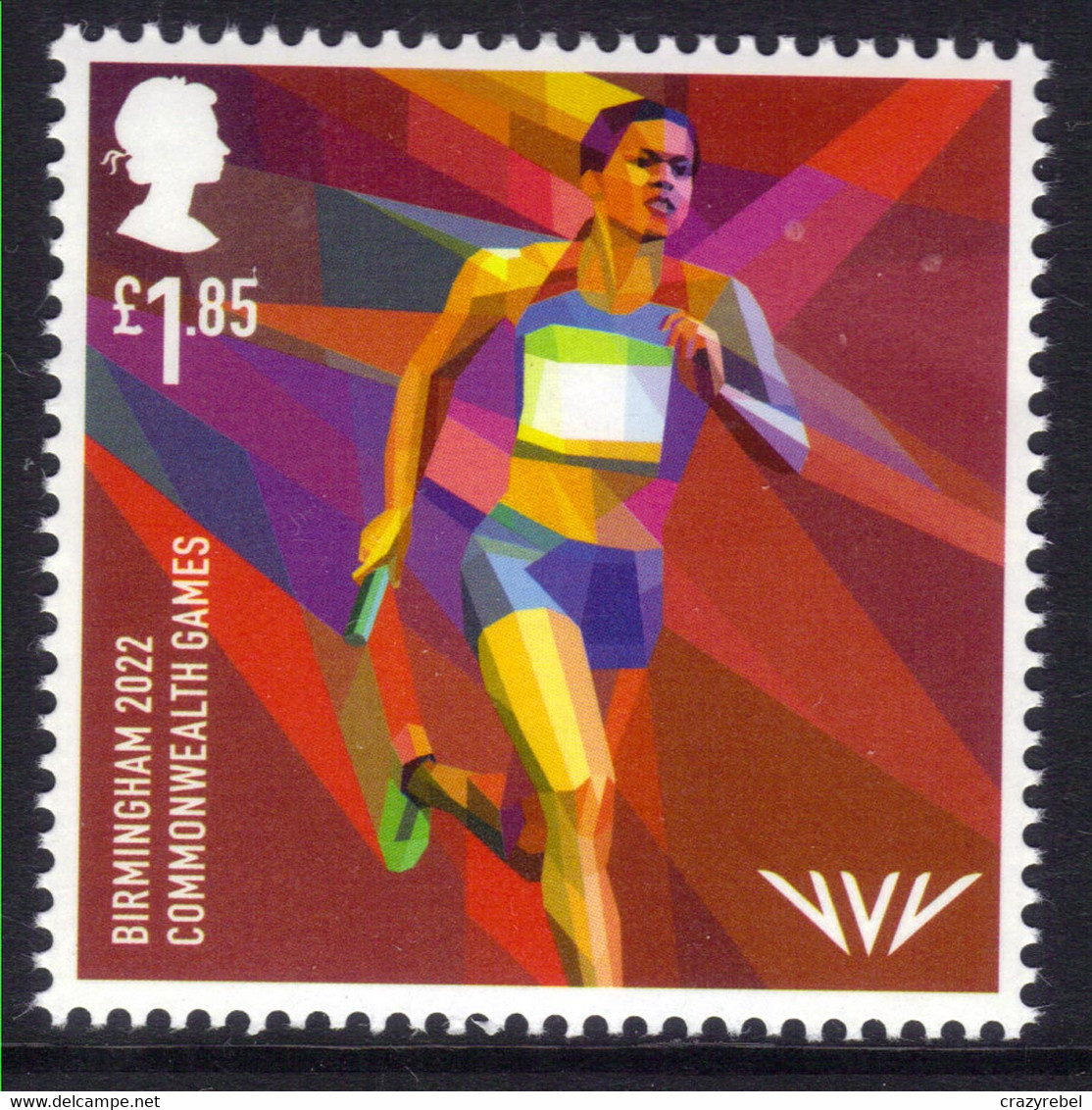 GB 2022 QE2 £1.85 Commonwealth Games Birmingham Athletics Umm ( F688 ) - Unused Stamps