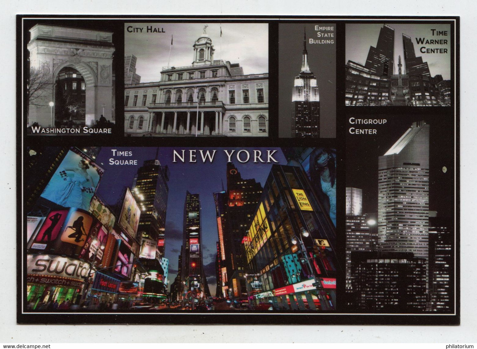 NEW YORK Vues Diverses - Mehransichten, Panoramakarten
