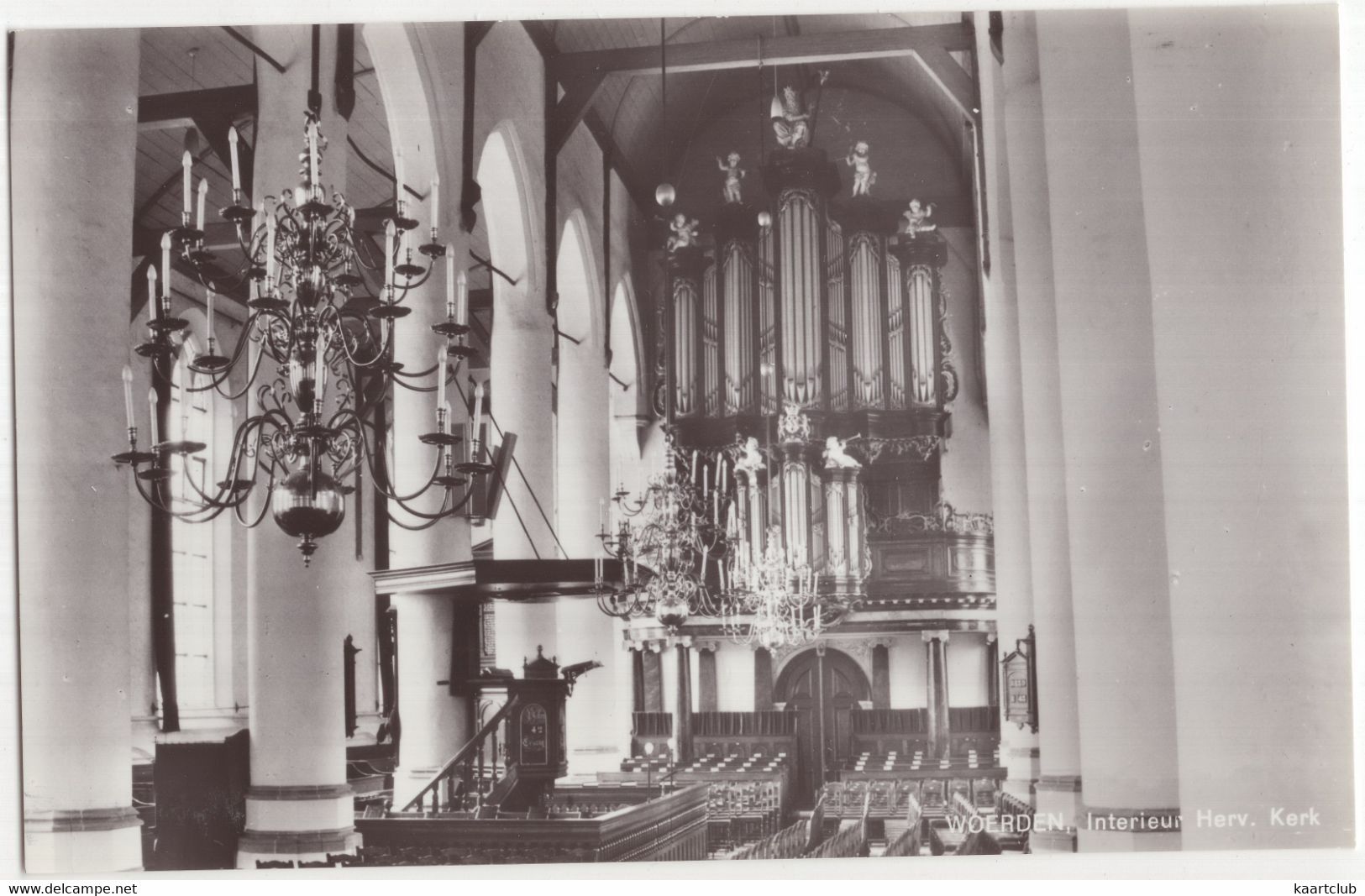 Woerden, Interieur Herv. Kerk - (Utrecht, Nederland/Holland) - ORGEL/ORGUE/ORGAN - Woerden