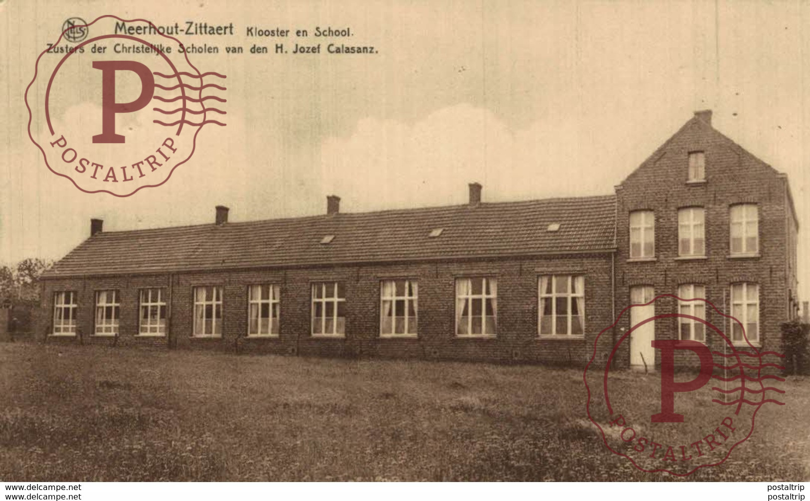 Meerhout-Zittaert: Klooster En School  ANTWERPEN  ANVERS Bélgica Belgique - Meerhout